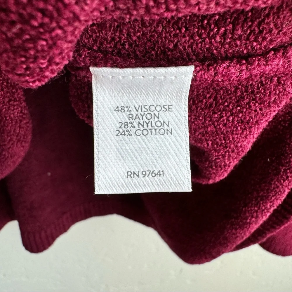 J.jill Maroon Women’s Sweater Size M